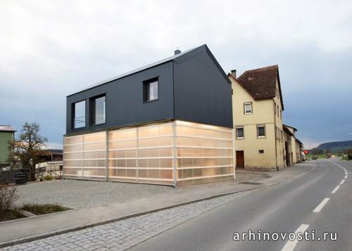 Дом на гараже от Fabian Evers Architecture. Тюбинген, Германия.