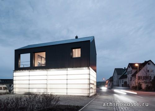 Дом на гараже от Fabian Evers Architecture. Тюбинген, Германия.