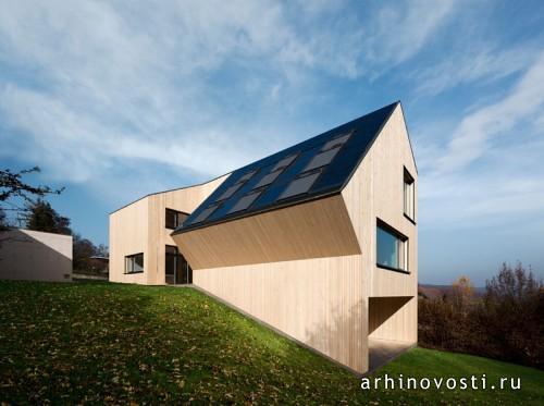 Экодом Sunlighthouse от Juri Troy Architects. Пресбаум, Австрия.