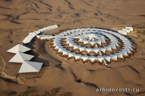 Отель от PLaT Architects. Внутренняя Монголия, Китай.
