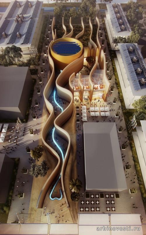 Пустынный павильон от Foster + Partners