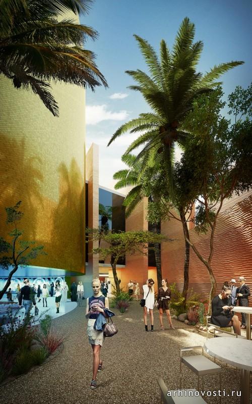 Пустынный павильон от Foster + Partners
