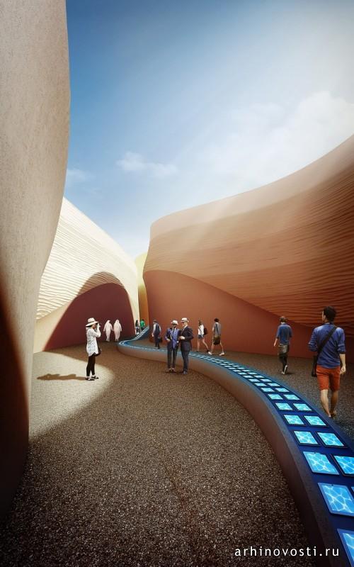 Пустынный павильон от Foster + Partners