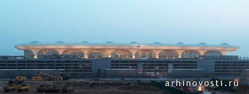 Новый терминал аэропорта имени Чатрапати Шиваджи в Мумбаи, Индия.