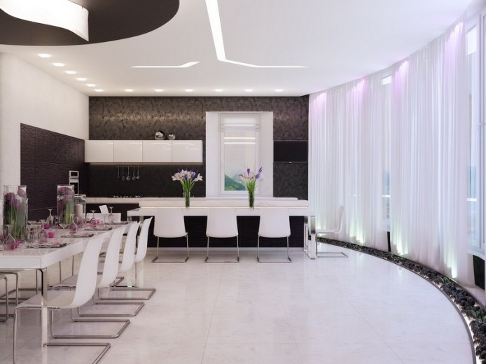 Дизайн интерьера частных апартаментов от Roskosh Design в Киеве
