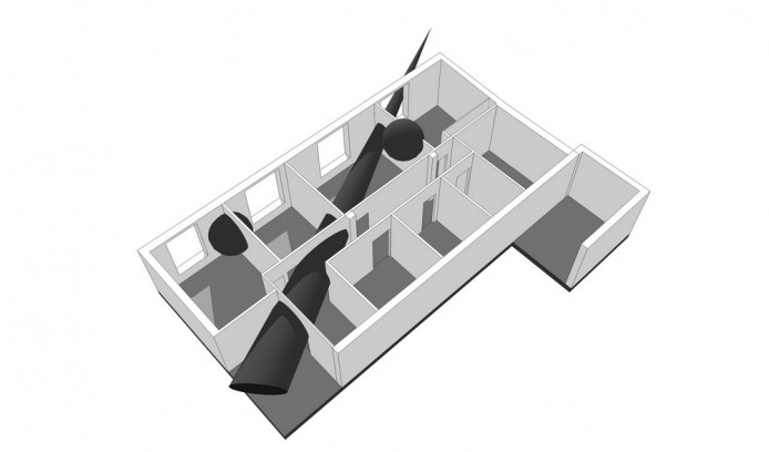 Коворкинг HUBflat от CH+QS arquitectos в Мадриде, Испания.