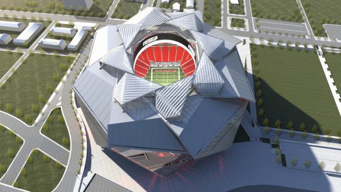 Стадион Atlanta Falcons от 360 Architecture в Атланте, США