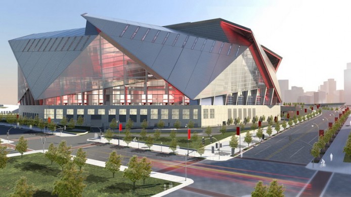 Стадион Atlanta Falcons от 360 Architecture в Атланте, США