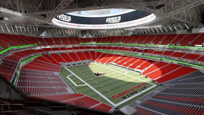 Стадион Atlanta Falcons от 360 Architecture в Атланте, США