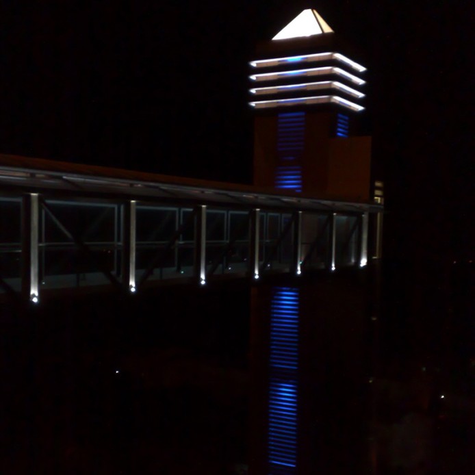 Освещение башни лифта Освещение башни лифта