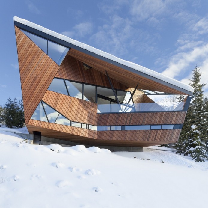 Дом от Patkau Architects. Уистлер, Канада.