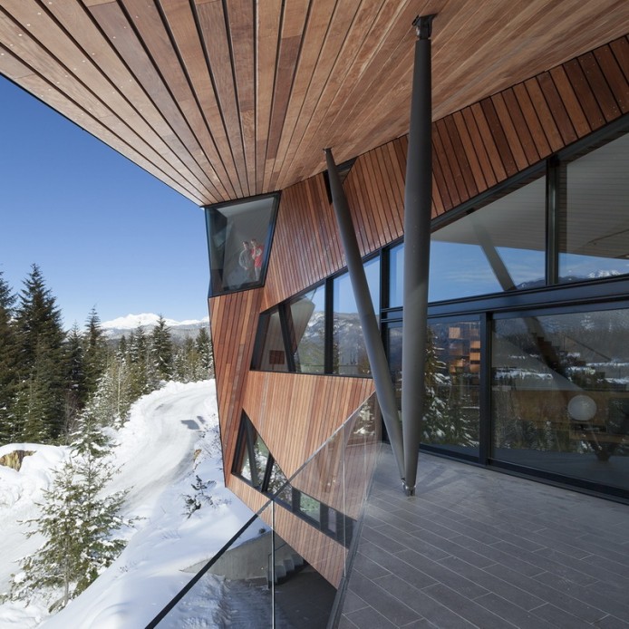 Дом от Patkau Architects. Уистлер, Канада.