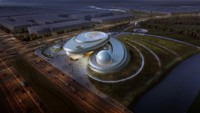 Проект Шанхайского Планетария от Ennead Architects