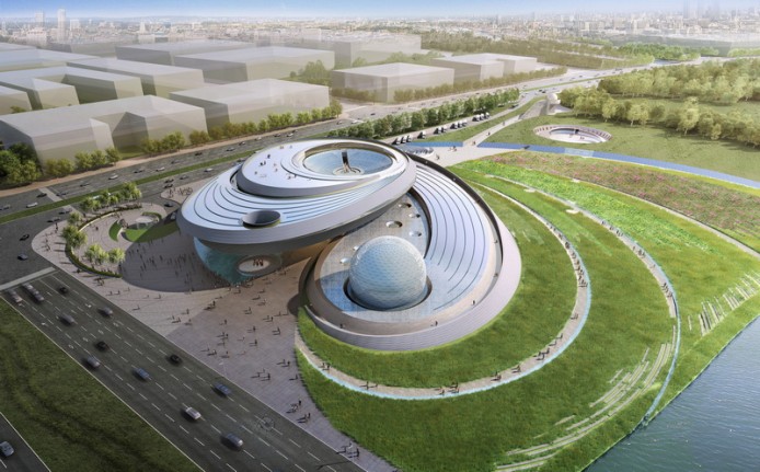 Проект Шанхайского Планетария от Ennead Architects
