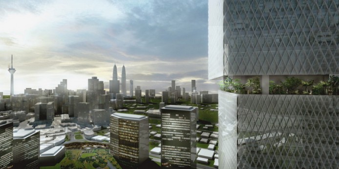Перевёрнутый небоскрёб от Bjarke Ingels Group