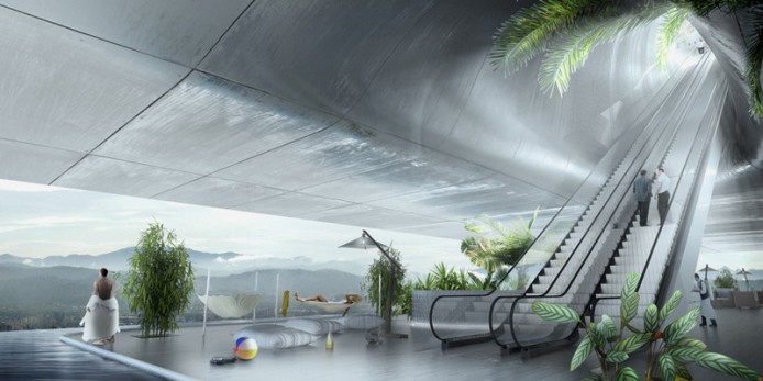 Перевёрнутый небоскрёб от Bjarke Ingels Group