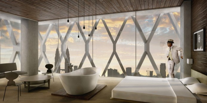 Перевёрнутый небоскрёб от Bjarke Ingels Group
