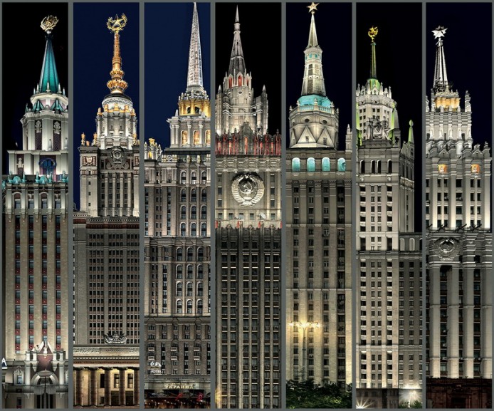 Концепция освещения московских высоток