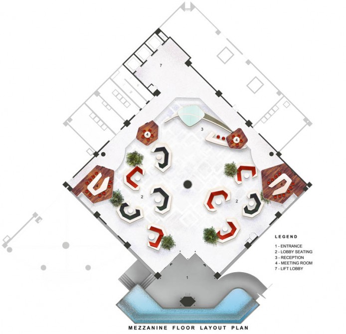 Дизайн офисного пространства от Collaborative Architecture, Бангалор, Индия