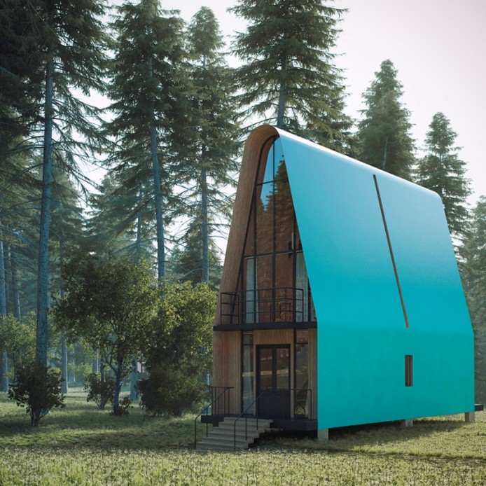 Проект эко-отеля в Московской области от Much_Space