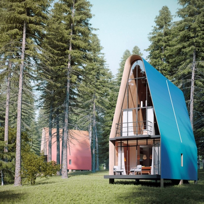 Проект эко-отеля в Московской области от Much_Space