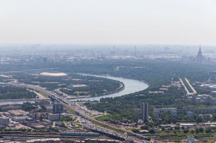 Уникальное навершие «Башни Федерации», Москва, Россия