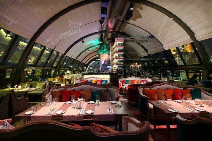 Ресторан White Rabbit от ARCHPOINT. Москва, Россия.