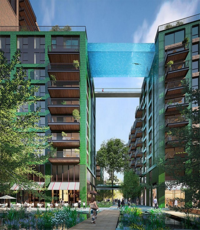 Бассейн в небесах от HAL architects