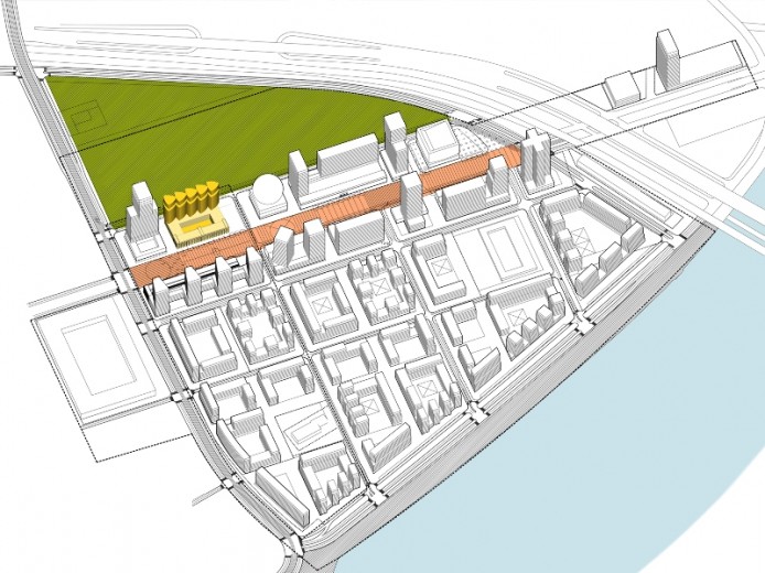 ЗИЛ Башня от Neutelings Riedijk Architects, Москва, Россия.