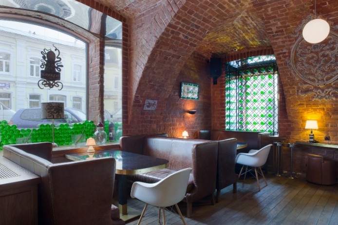 Бар «Кракен» от бюро ARCHPOINT, Нижний Новгород, Россия.