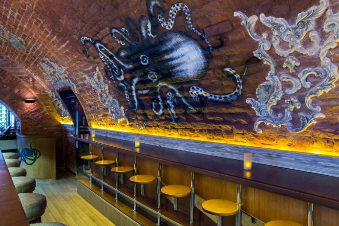 Бар «Кракен» от бюро ARCHPOINT, Нижний Новгород, Россия.