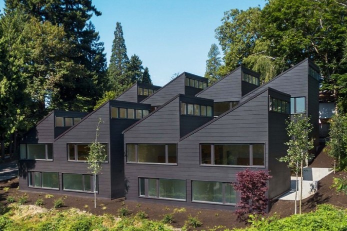 Зубчатая линия крыш от Waechter Architecture, Орегон, США.