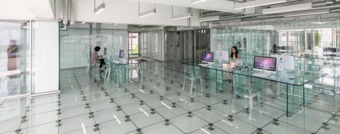 Стеклянный офис в Гонконге от MVRDV