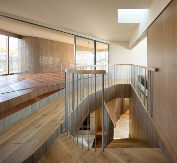 Дом Тритона от JP architects, Осака, Япония.