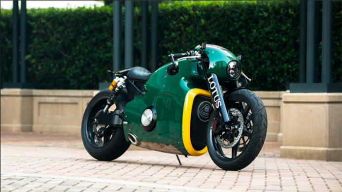 Мотоцикл Lotus C-01 наделал шуму на выставке в Калифорнии