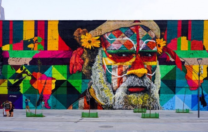 Олимпийский стрит-арт от Eduardo Kobra